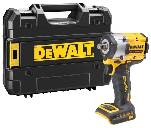 Гайковерт ударний акумуляторний DeWALT XR Li-Ion 18В 610Нм 1400-2500об/хв 3550уд/хв 1/2" кейс TSTAK 1.1кг без АКБ та ЗП