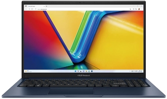 Ноутбук ASUS Vivobook 15 X1504MA-BQ109 15.6" FHD IPS, Intel 5 320, 16GB, F512GB, UMA, NoOS, Блакитний