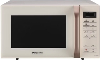 Мікрохвильова піч Panasonic, 25л, сенсор.керув., 800Вт, РК дисплей, молочний