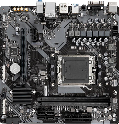 Материнська плата GIGABYTE A620M S2H sAM5 A620 2xDDR5 M.2 HDMI DP D-Sub mATX