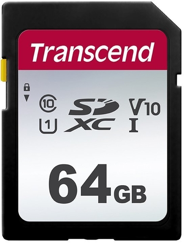 Карта пам'яті Transcend SD  64GB C10 UHS-I  R100/W20MB/s