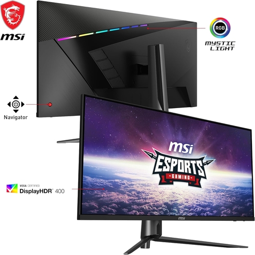Монітор MSI 40" MAG401QR 2xHDMI, DP, USB-C, 2xUSB, Audio, IPS, 3440x1440, 21:9, 155Hz, 1ms, sRGB 118%, AdaptiveSync, HDR400