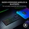 Клавіатура механічна Razer BlackWidow V4 Low-profile TKL HyperSpeed, 87key, Yellow Switch, USB-A/WL/BT, EN, RGB, чорний