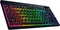 Клавіатура механічна Razer BlackWidow V4 Low-profile TKL HyperSpeed, 87key, Green Switch, USB-A/WL/BT, EN, RGB, чорний