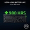 Клавіатура механічна BlackWidow V4 Low-profile HyperSpeed, 104key, Orange Switch, USB-A/WL/BT, EN, RGB, чорний