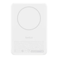 Акумулятор портативний літій-іонний Power Bank Belkin 10000мА·год, 30Вт PD/Qi2 15Вт, Magnetic Kickstand, білий
