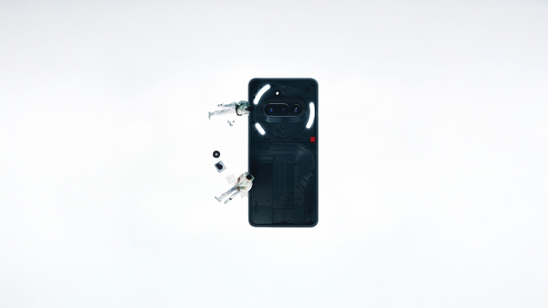 Смартфон Nothing Phone (3a) 6.77" 12/256ГБ, 2SIM, 5000мА•год, чорний