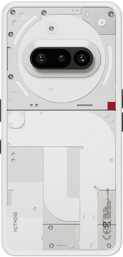 Смартфон Nothing Phone (3a) 6.77" 12/256ГБ, 2SIM, 5000мА•год, білий