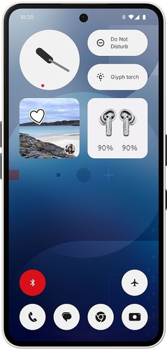 Смартфон Nothing Phone (3a) 6.77" 12/256ГБ, 2SIM, 5000мА•год, білий