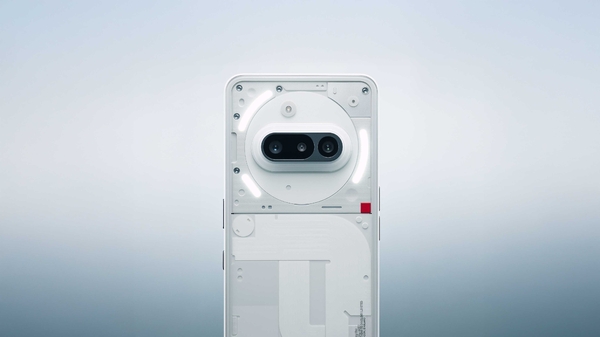 Смартфон Nothing Phone (3a) 6.77" 12/256ГБ, 2SIM, 5000мА•год, білий