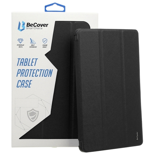 Чeхол-книжка BeCover Ultra Slim Origami Transparent с креплением Apple Pencil для Apple iPad 10.2 2019/2020/2021 Black (711098)