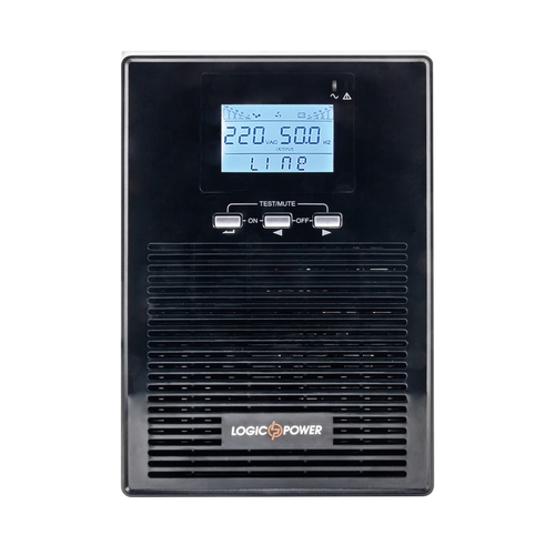 ИБП LogicPower Smart-UPS LogicPower-1000 PRO (with battery), Online, AVR, 3 х IEC, металл