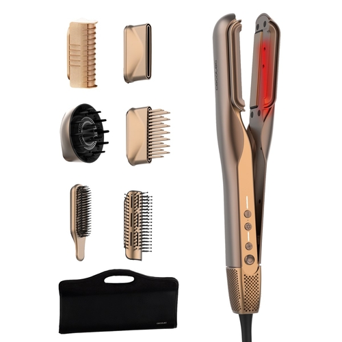 Утюжок (выпрямитель) для волос Cecotec AirLisse 6in1 iTwerk Champagne (A01_EU01_122191)