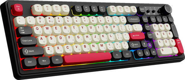 Клавиатура беспроводная Ajazz AF98 Plus Black Shark Red (AF98-PLUS-BSR)