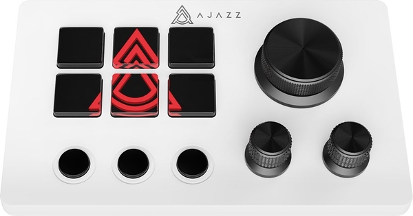 Контроллер для стриминга Ajazz AKP03E USB White