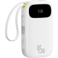 Универсальная мобильная батарея Baseus EnerFill FC31 Qpow 3 20000mAh 45W White (E0028D01)_