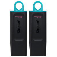 Флеш-накопитель USB3.2 64GB Kingston DataTraveler Exodia Black/Blue 2 Pieces (DTX/64GB-2P)