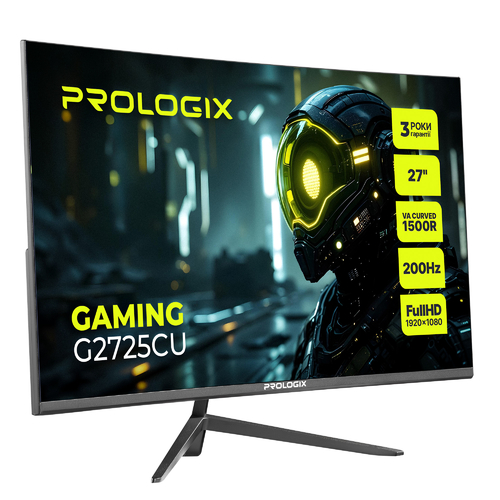 Монитор Prologix Gaming 27" G2725CU VA Black Curved 200Hz