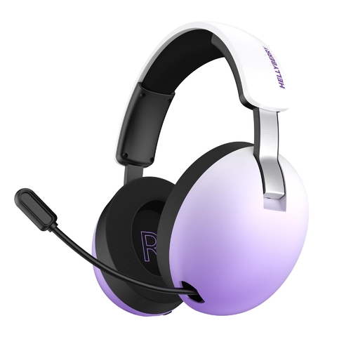 Bluetooth-гарнитура Hator Hellyberry HH30 Pro Wireless White/Violet (HH30_PRO_wireless_WV)