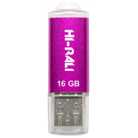 Флеш-накопитель USB 16GB Hi-Rali Rocket Series Violet (HI-16GBVCVI)