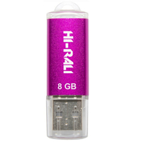 Флеш-накопитель USB 8GB Hi-Rali Rocket Series Violet (HI-8GBVCVI)