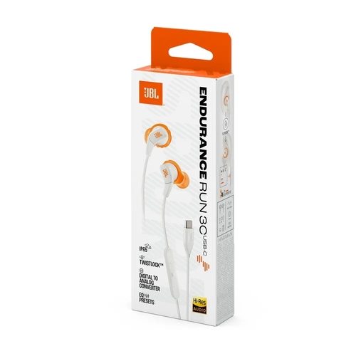 Гарнитура JBL Endurance Run 3C USB-C White (JBLENDURRUN3CWHT)