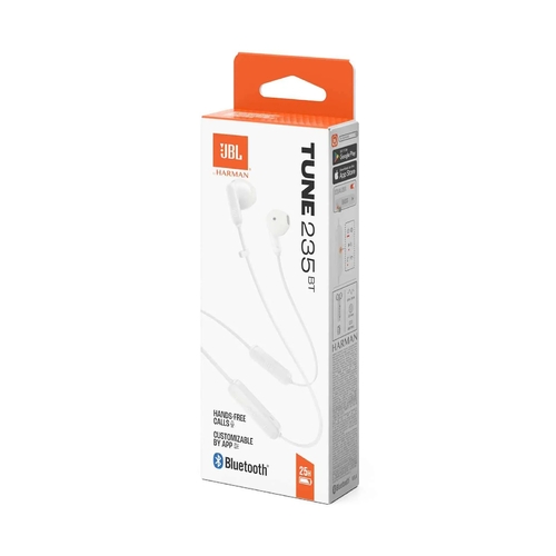 Bluetooth-гарнитура JBL Tune 235BT White (JBLT235BTWHT)