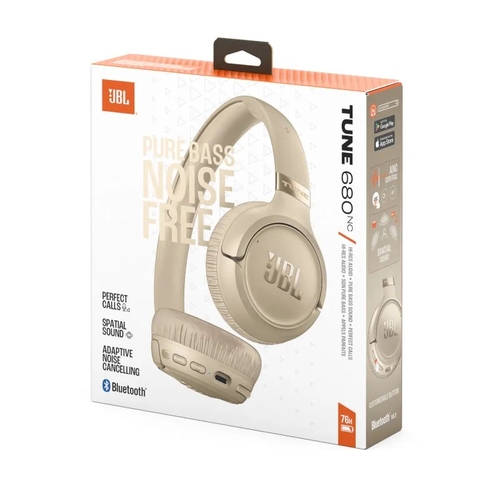 Bluetooth-гарнитура JBL Tune 680NC Beige (JBLT680NCBEG)