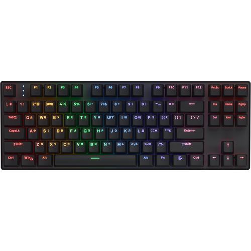 Клавиатура Hator Icefall Mecha TKL Wireless Rainbow Black (HTK287UA)