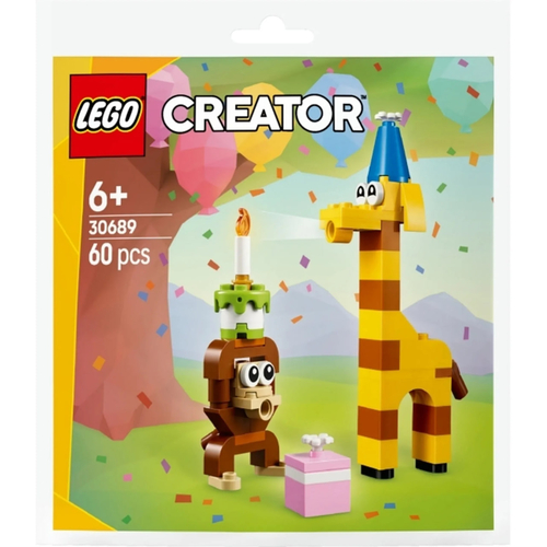 Конструктор LEGO Creator Праздничные зверюшки ко дню рождения (30689)