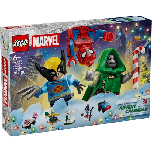 Конструктор LEGO Marvel Адвент-календарь 2026 (76340)