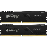 Модуль памяти DDR4 2x16GB/3200 Kingston Fury Beast Black (KF432C16BB1K2/32)