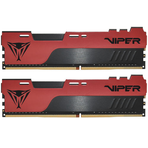 Модуль памяті DDR4 2x8192Mb 3200MHz Patriot Viper Elite II Red (PVE2416G320C8K)
