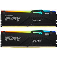 Модуль памяти DDR5 2x16GB/6000 Kingston Fury Beast RGB Black (KF560C36BBE2AK2-32)