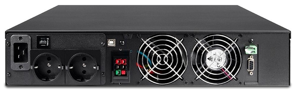 ИБП Powercom MRT-3000, Online, 4 х IEC, LCD, USB, RJ-45, металл (00230051)