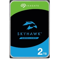 Накопитель HDD SATA 2.0TB Seagate SkyHawk Surveillance 5400rpm 256MB (ST2000VX017)