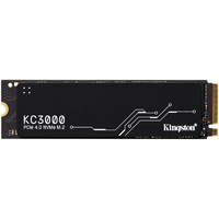 Накопитель SSD  512GB Kingston KC3000 M.2 2280 PCIe 4.0 x4 NVMe 3D TLC (SKC3000S/512G)