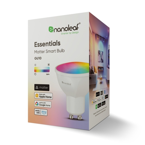 Умная лампа Nanoleaf Essentials Smart GU10, 5 Вт, Apple HomeKit, Matter (NF080B02-1GU10)
