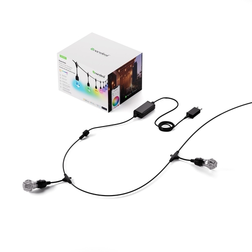 Гирлянда Nanoleaf Smart Multicolor Outdoor String Lights Smarter Kit, 30м, Matter, HomeKit (NF084K02-40SLO)