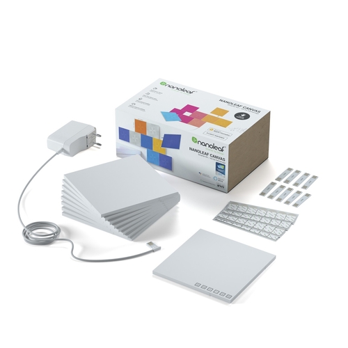 Умная система освещения Nanoleaf Canvas Smarter Kit Apple HomeKit, 9 шт. (NL29-0002SW-9PK)