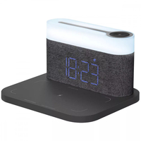 Ночник с беспроводной зарядкой Proove Day and Night Dark Grey (PLDN05002005)