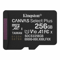 Карта памяти MicroSDXC 256GB UHS-I Class 10 Kingston Canvas Select Plus R150MB/s + SD-адаптер (SDCS3/256GB)