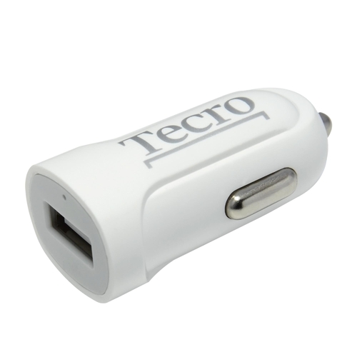Автомобильное зарядное устройство Tecro (1USBх2.1A) White (TCR-0121AW)