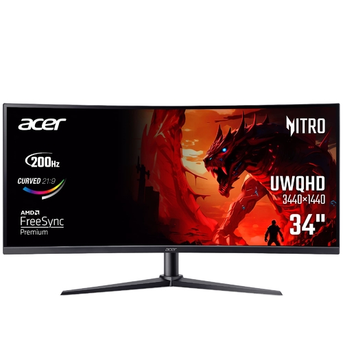 Монитор Acer 34" XZ340CURX0bmiiphx (UM.CX0EE.013) VA Black Curved 200Hz