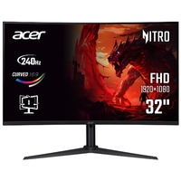 Монитор Acer 31.5" XZ320QW0bmiiphx (UM.JX0EE.005) VA Black 240Hz Curved