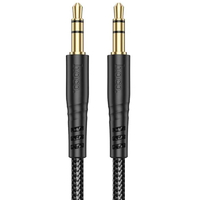 Аудио-кабель Hoco UPA24 3.5 мм - 3.5 мм (M/M), 1 м, Black (UPA241B)