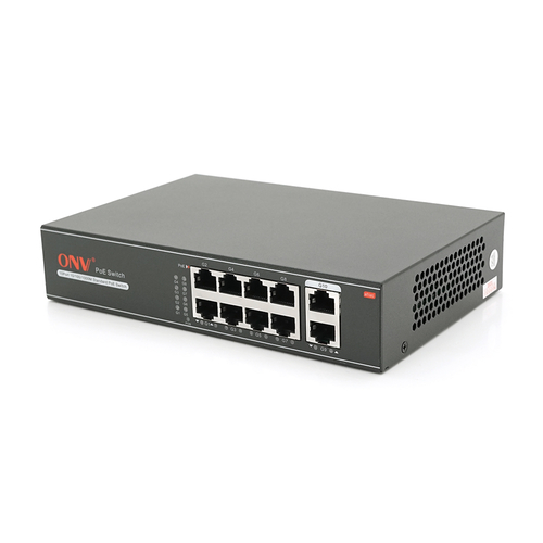 Комутатор PoE ONV-H3108P (8 PoE + 2 Uplink, 120 Вт)